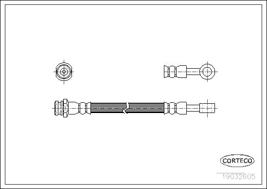 FLEXIBLE DE FREIN HYUNDAI LANTRA  0705