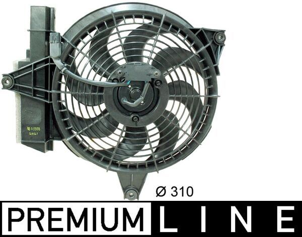 Ventilador, condensador del aire acondicionado
