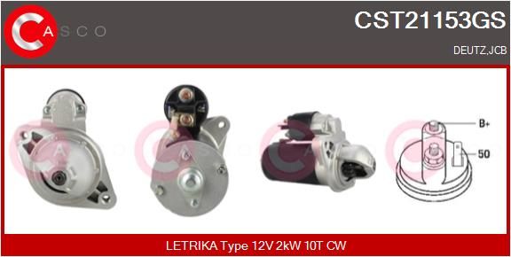 CST21153GS CASCO Genuine önindító