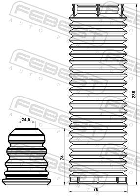 Staubschutzsatz, Sto&szlig;d&auml;mpfer