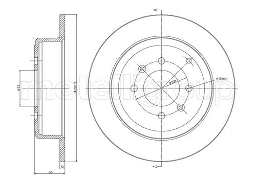 Brake Disc 23-0431C