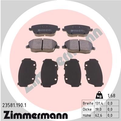Bremsbelagsatz, Scheibenbremse