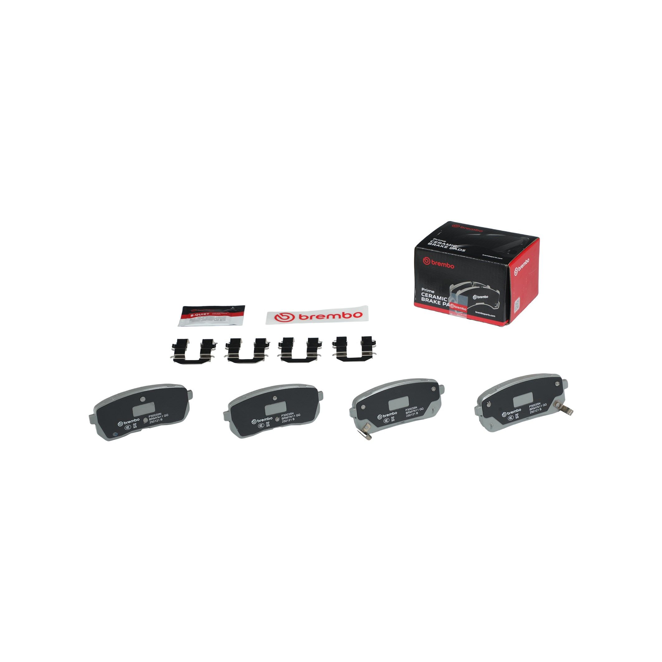 BREMBO DISC PAD -  HYUNDAI iLOAD TQ 08- (RR) - TecDoc 1