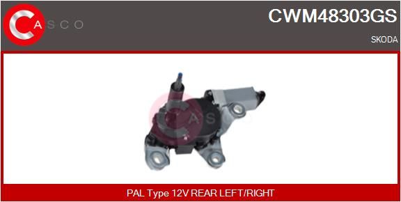 CWM48303GS CASCO Genuine törlőmotor