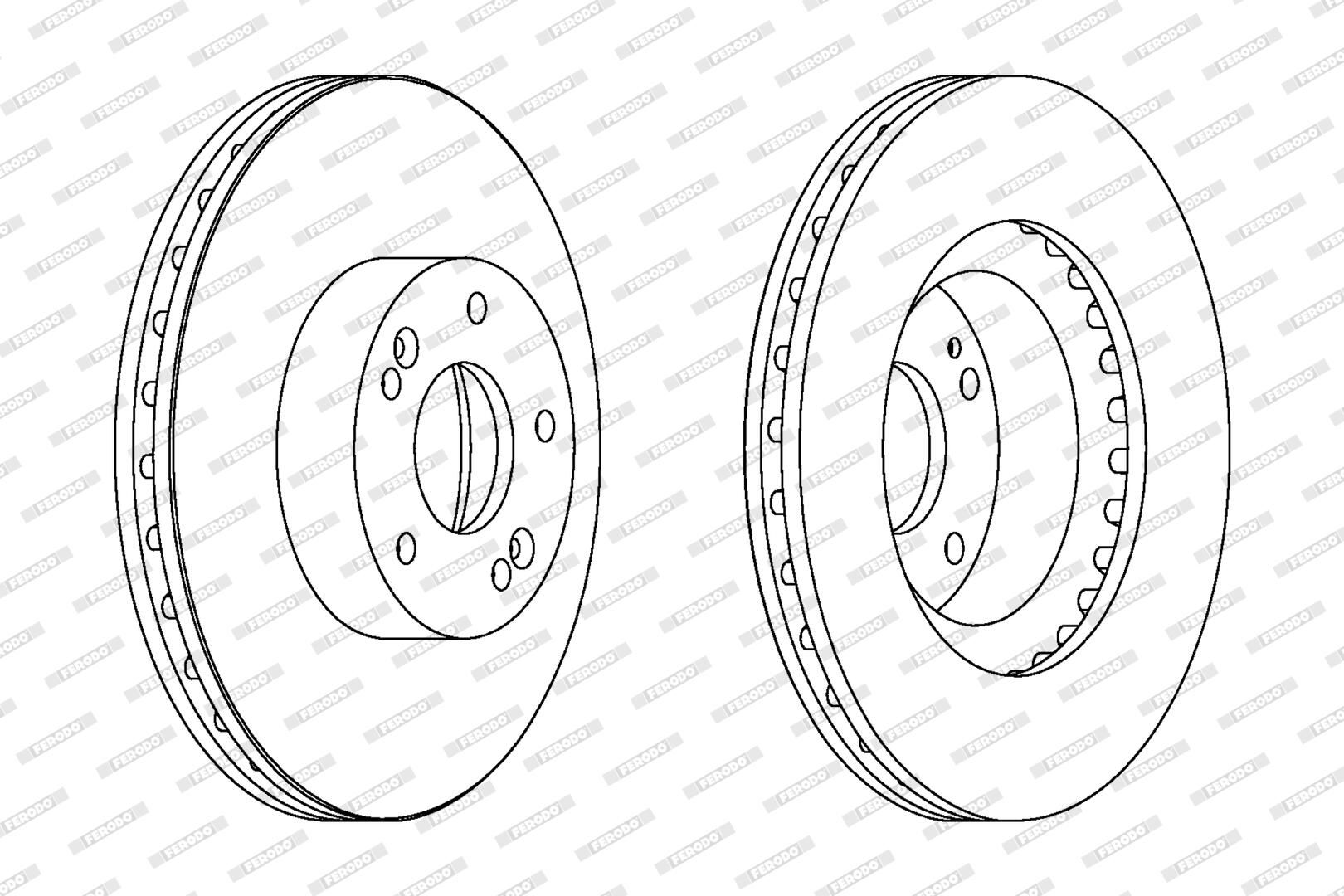 FERODO DDF1630C - Bremsscheibe PREMIER