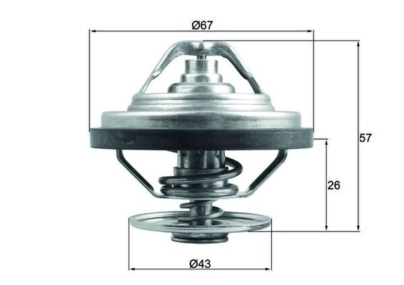 Thermostat, K&uuml;hlmittel