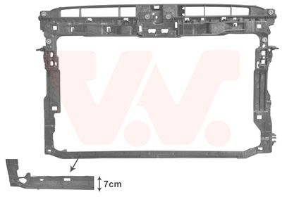 VAN WEZEL 5766668 - Frontverkleidung ** Equipart **