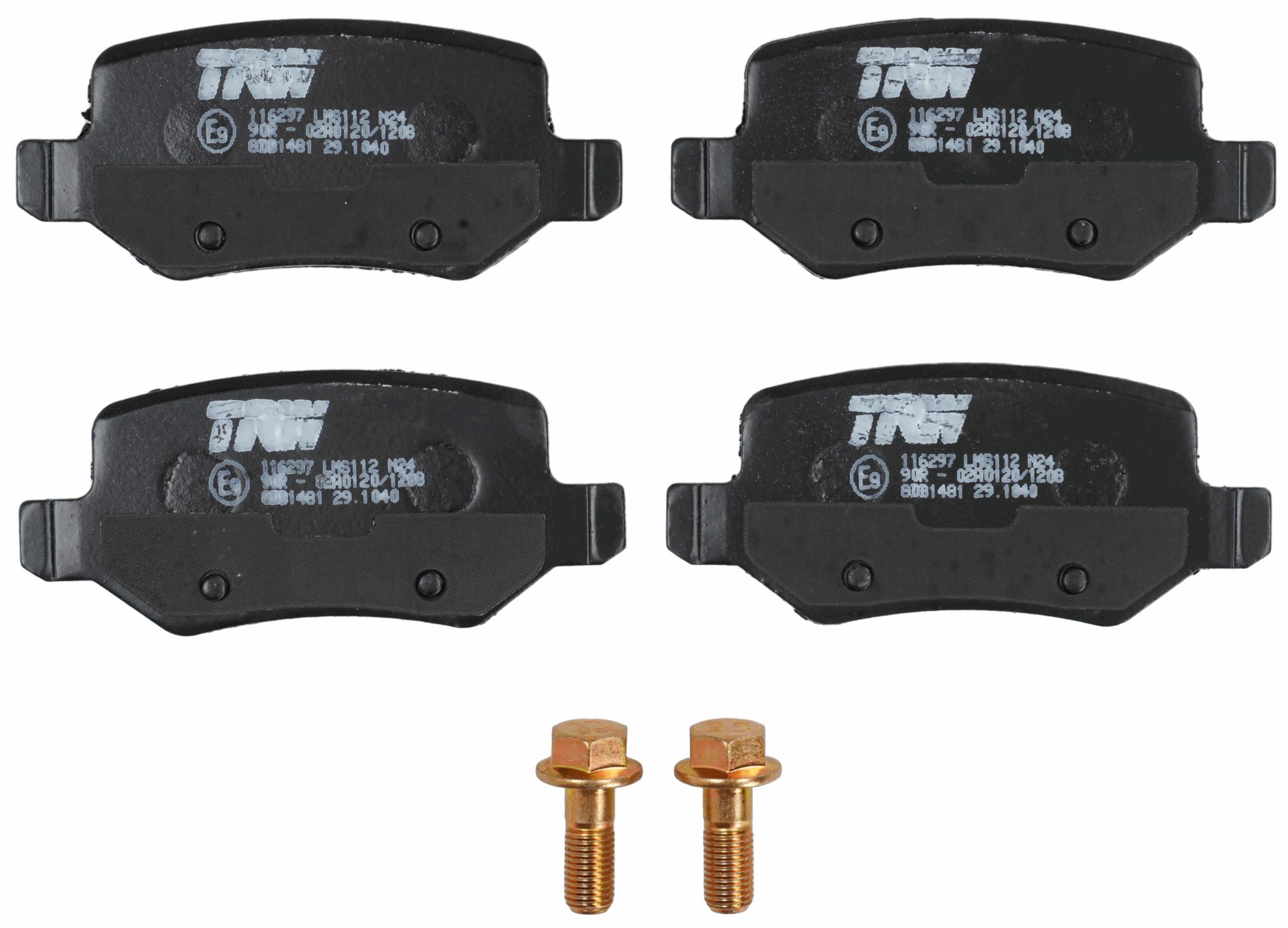 TRW DISC BRAKE PADS - TecDoc 2