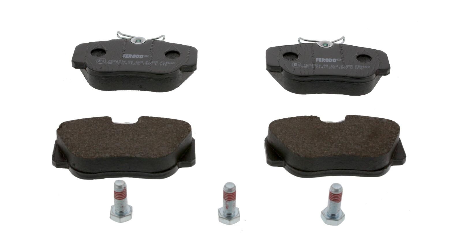 FERODO FDB669 - Bremsbelagsatz, Scheibenbremse PREMIER ECO FRICTION