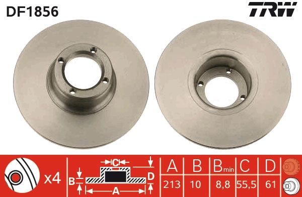 PAIRE DE DISQUES  9900