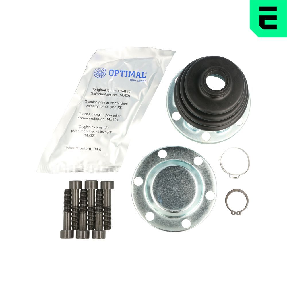 Faltenbalgsatz, Antriebswelle