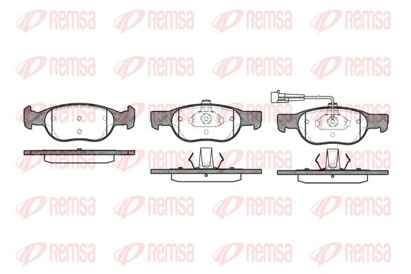 Premium Front Brake Pad Set Premium Front Brake Pad Set