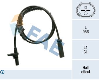 FAE 78361 - Sensor, Raddrehzahl