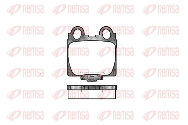 Premium Rear Brake Pad Set Premium Rear Brake Pad Set
