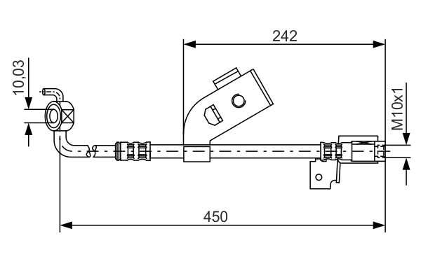 Brake Hose 1 987 476 184