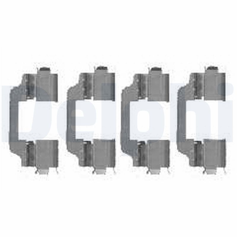 DELPHI LX0458 - Zubehörsatz, Scheibenbremsbelag