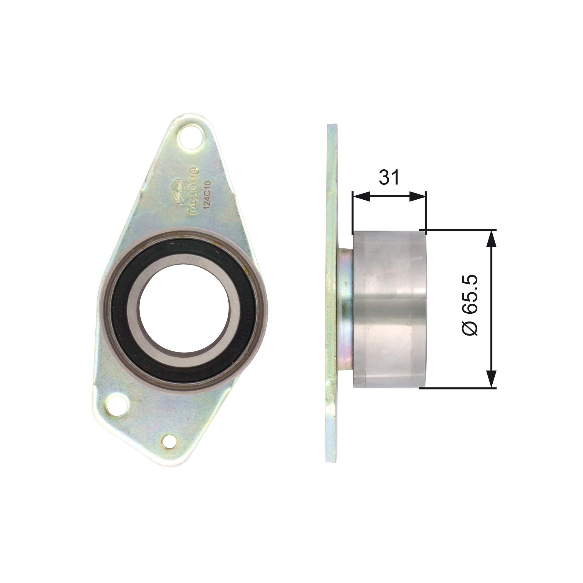 Deflection Pulley/Guide Pulley, timing belt T42090