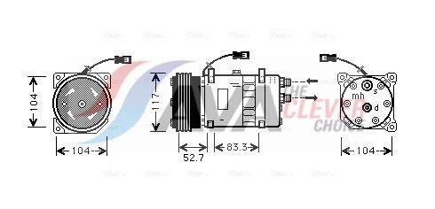 Kompressor, Klimaanlage