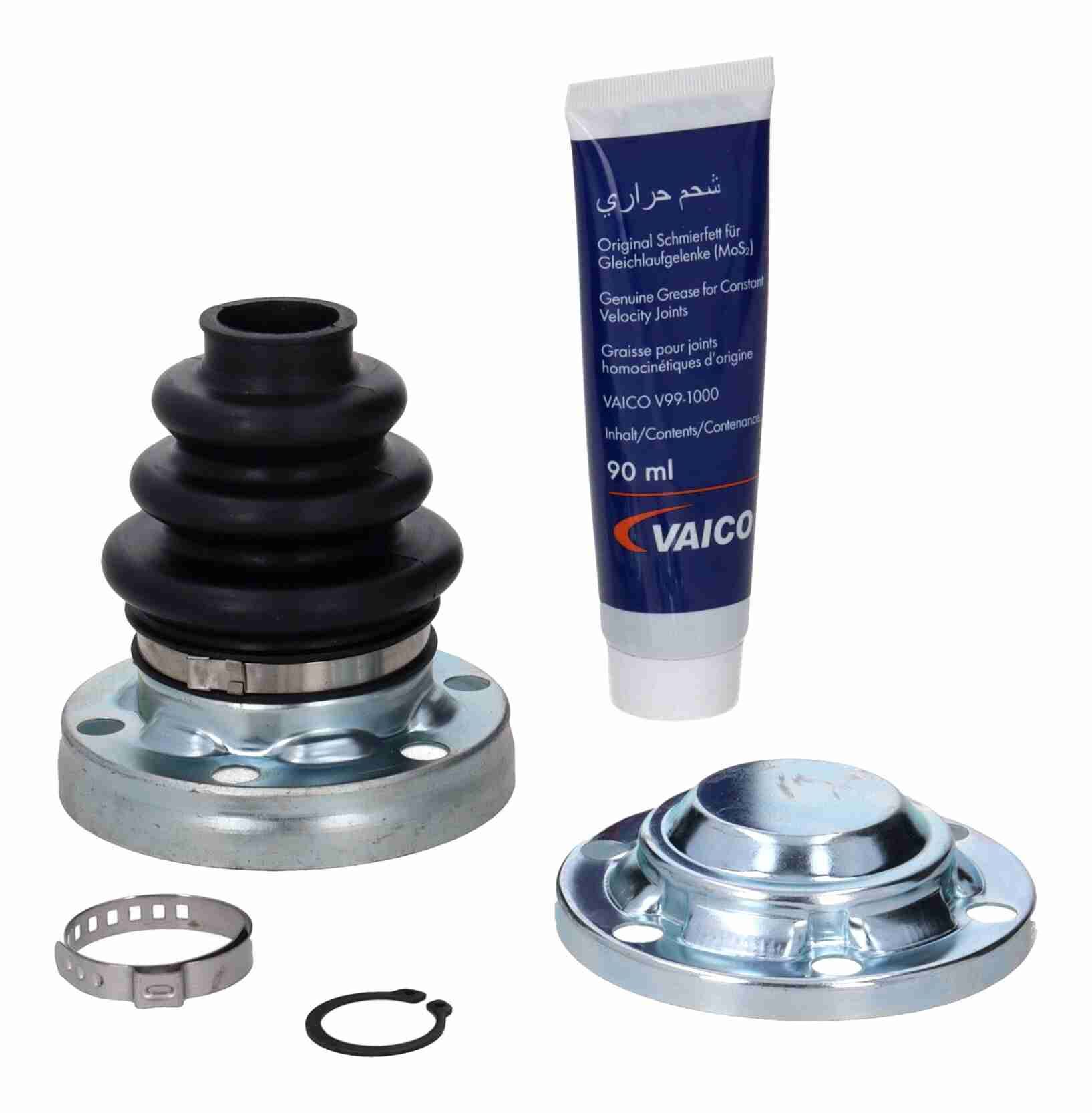 Faltenbalgsatz, Antriebswelle