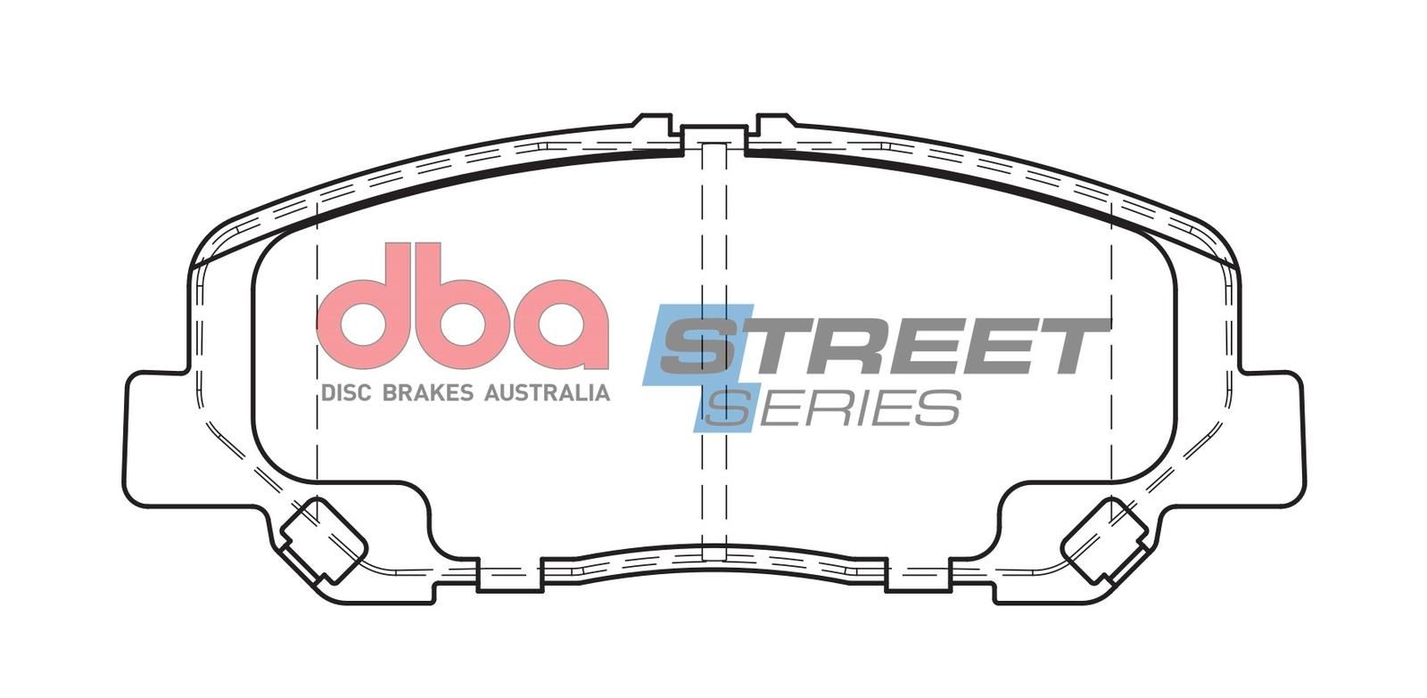 DBA SS STREET SERIES BRAKE PADS [ Toyota 2006-2014 F ] - TecDoc Only