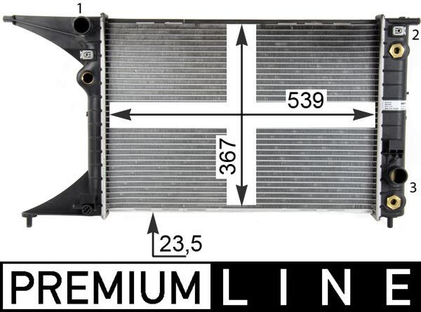 Radiador, refrigeración del motor