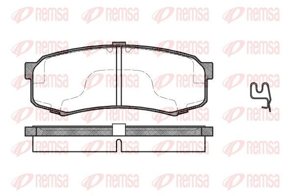 Premium Rear Brake Pad Set Premium Rear Brake Pad Set
