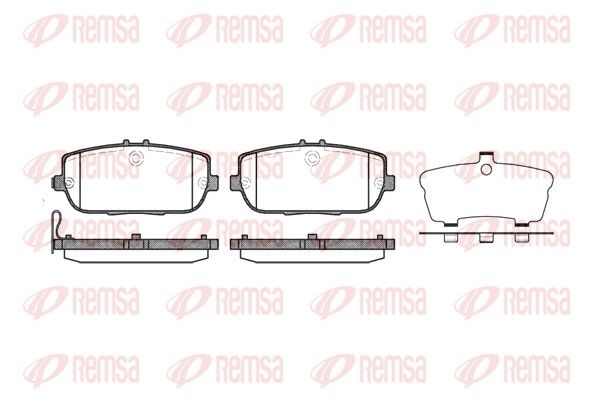 Brake Pad Set, disc brake 1190.01