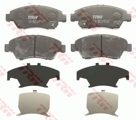 TRW DISC BRAKE PADS - TecDoc 2