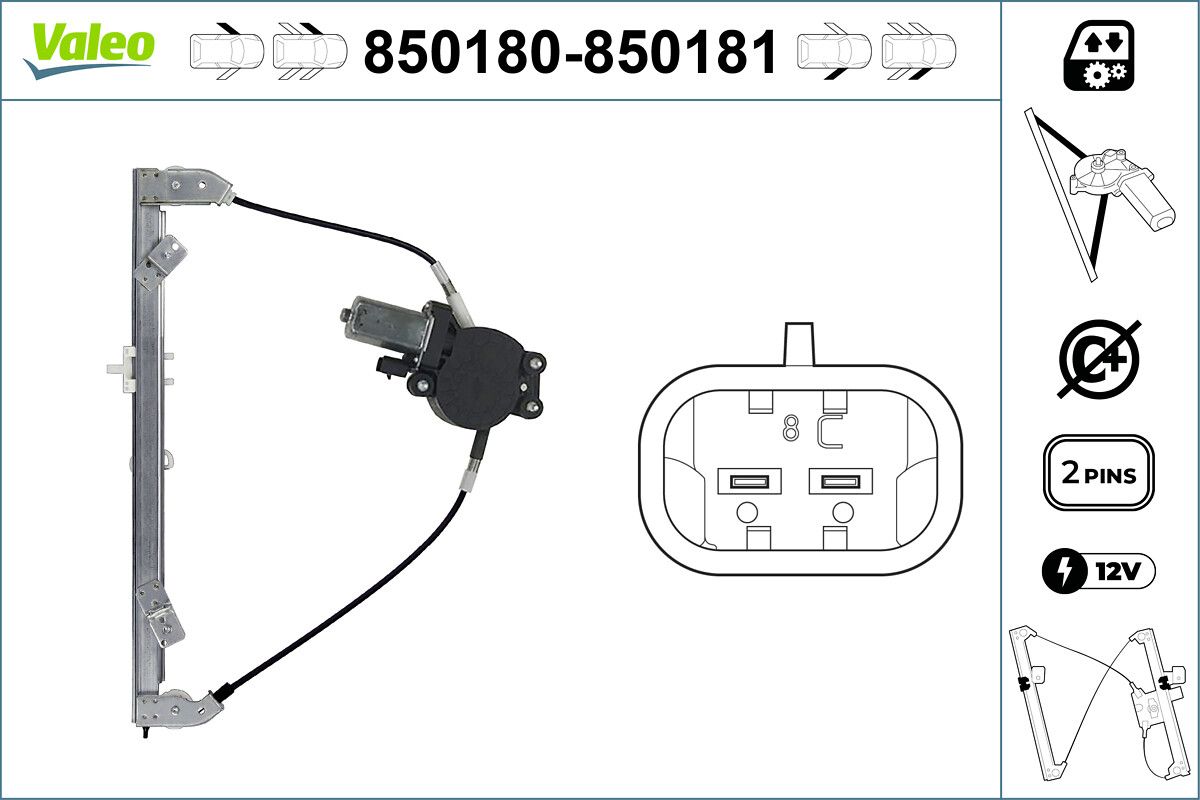 VALEO 850180 - Fensterheber