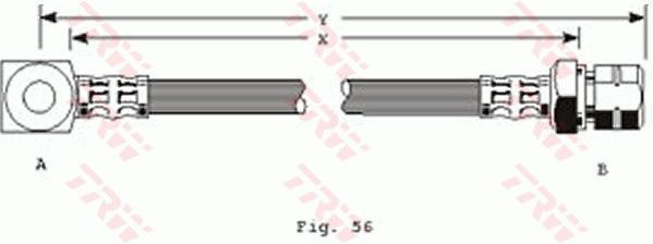 FLEXIBLE DE FREIN  9900