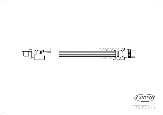 FLEXIBLE DE FREIN RENAULT R25  0705