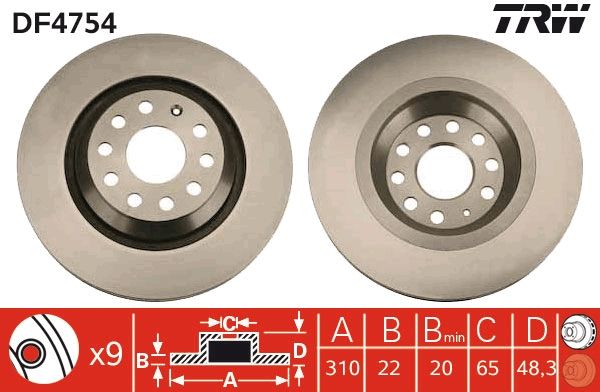 Brake Disc DF4754