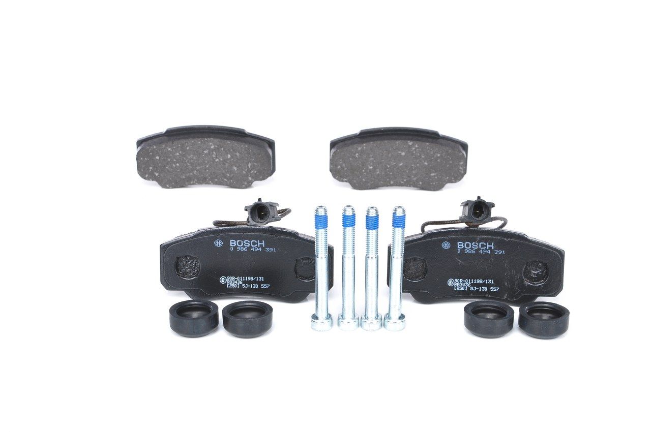 Brake Pad Set, disc brake 0 986 494 391