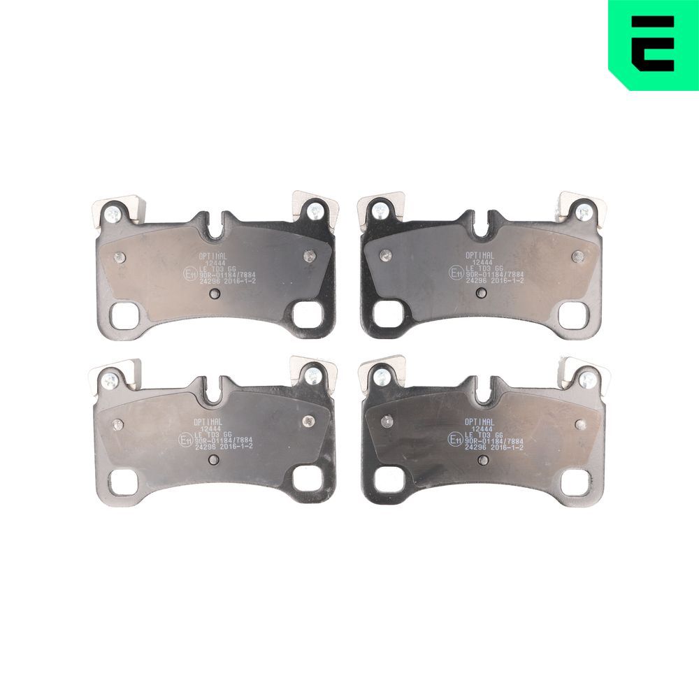 OPTIMAL BP-12444 - Bremsbelagsatz, Scheibenbremse
