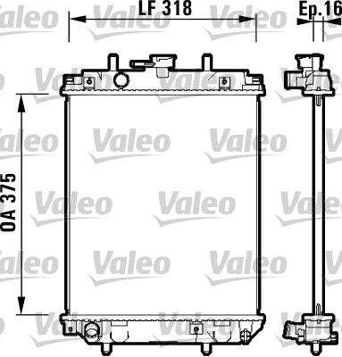 RAD MOT DAIHATSU CUORE, MOVE, SIRIO  9900