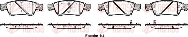 Premium Front Brake Pad Set Premium Front Brake Pad Set