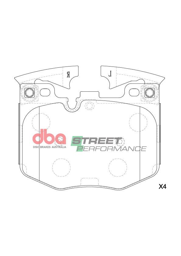 DBA SP PERFORMANCE BRAKE PADS [ BMW 420i Msport 2023 - On F ] - TecDoc Only