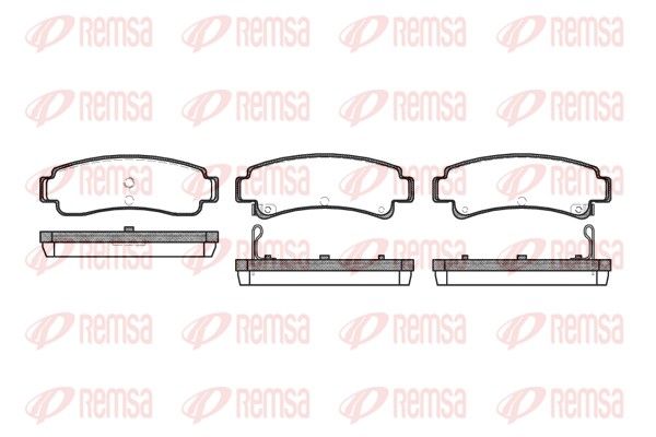 Brake Pad Set, disc brake 0302.02