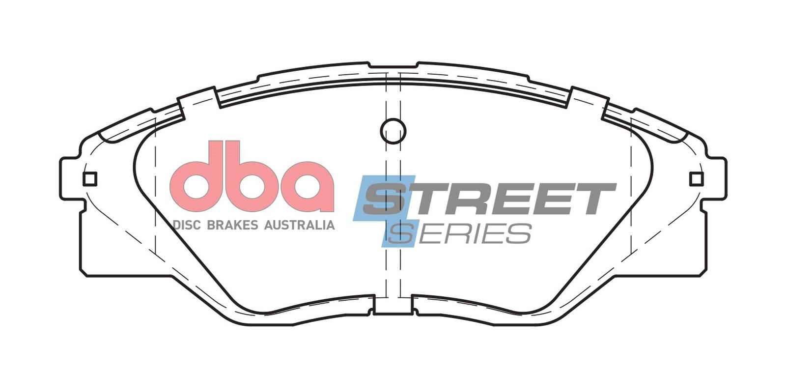 DBA SS STREET SERIES BRAKE PADS [ Toyota HI-Lux 2008-2014 F ] - TecDoc Only