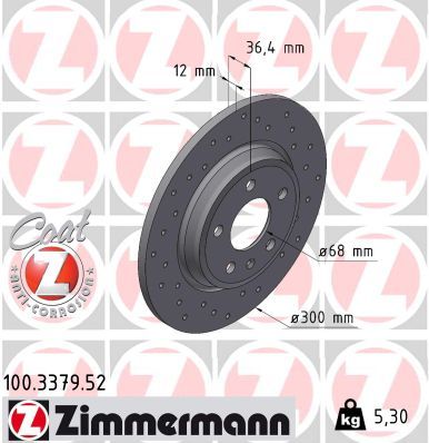 Brake Disc 100.3379.52