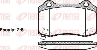 Premium Rear Brake Pad Set Premium Rear Brake Pad Set