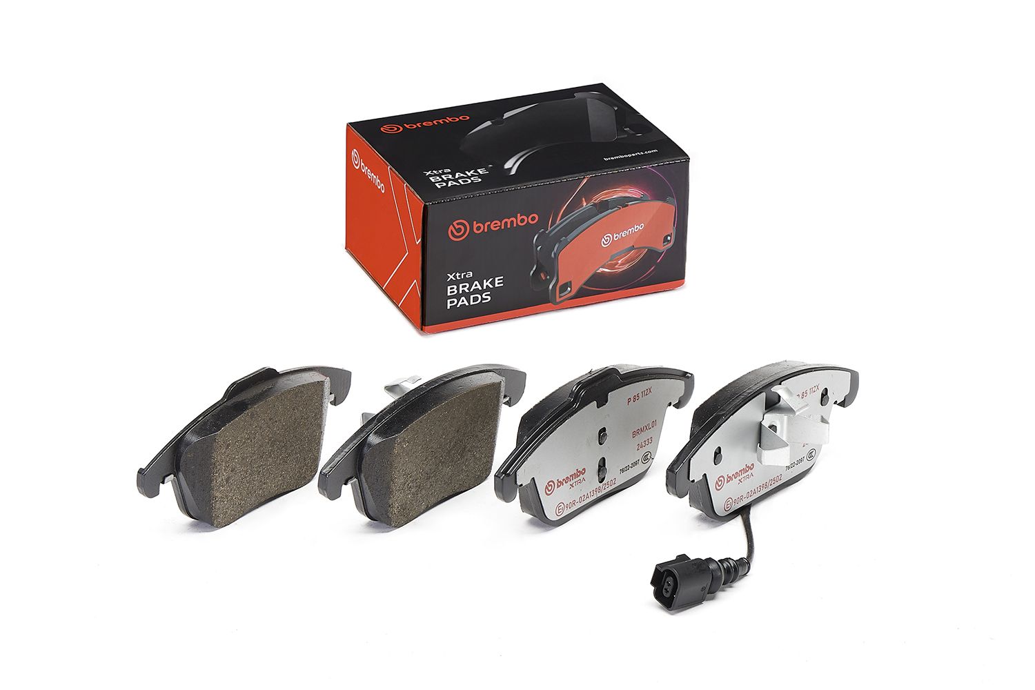 BREMBO P 85 112X - Bremsbelagsatz, Scheibenbremse XTRA LINE