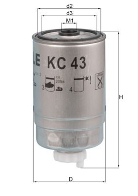 Топливный фильтр KC 43