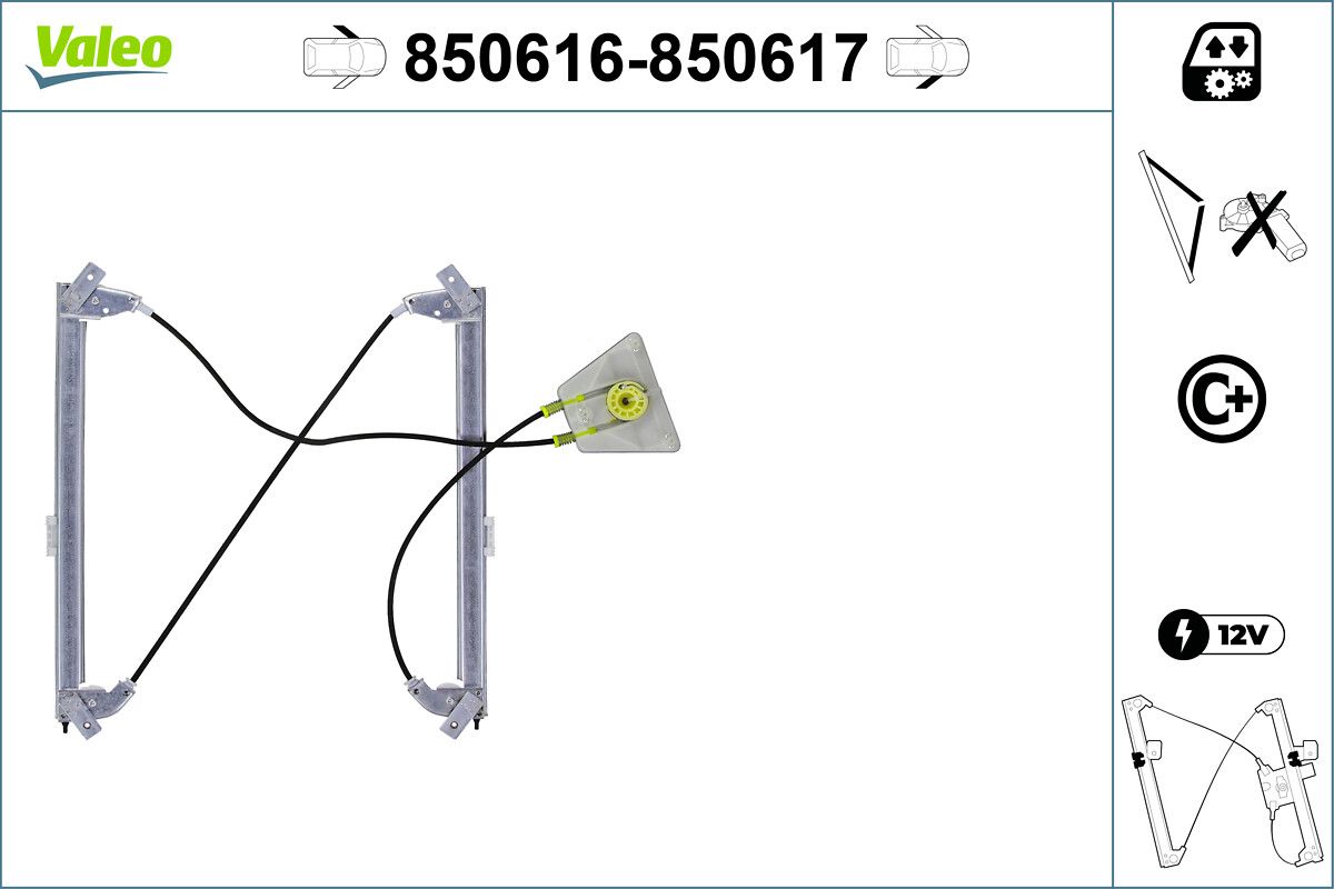 VALEO 850616 - Fensterheber