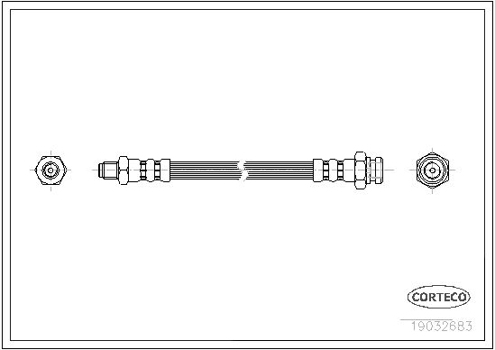 FLEXIBLE DE FREIN HYUNDAI SONATA  0705