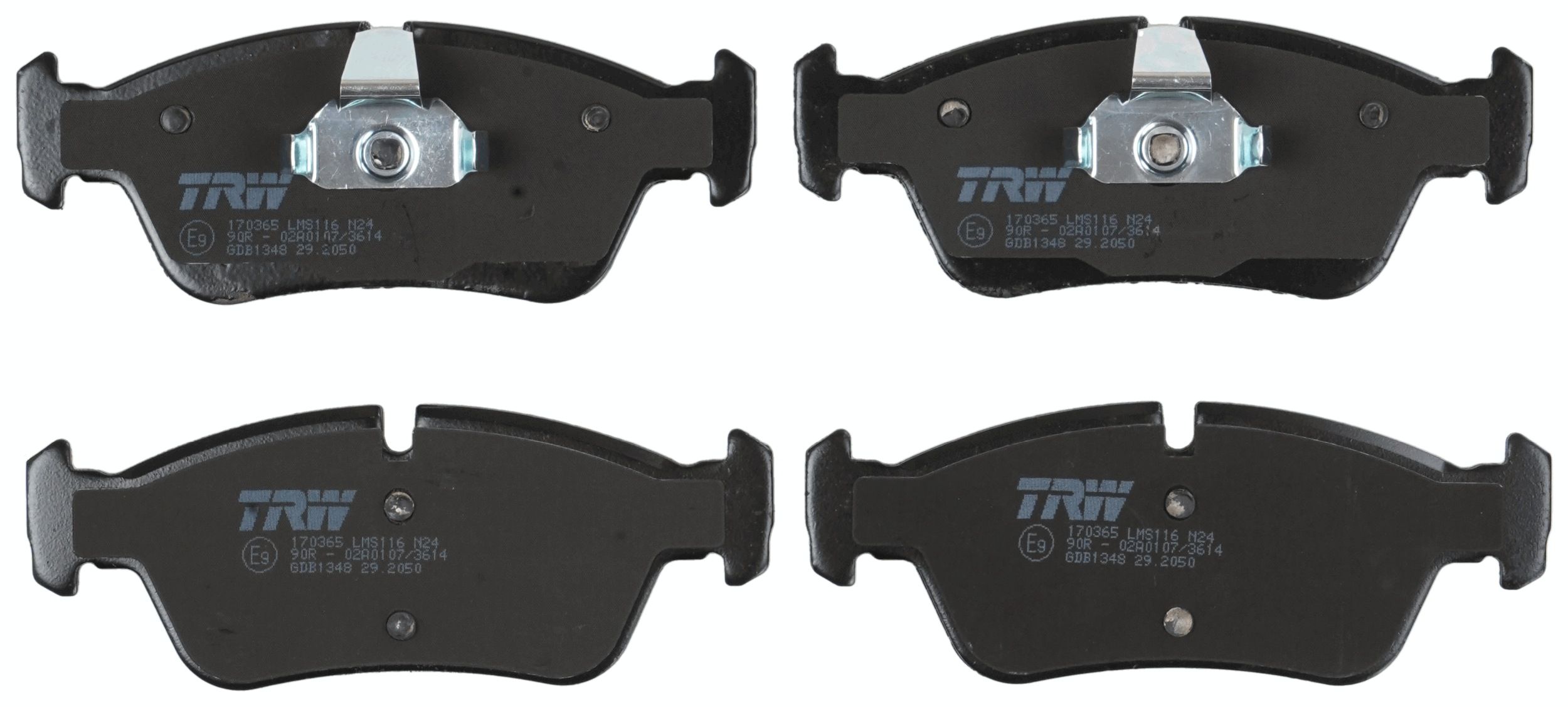 TRW DISC BRAKE PADS - TecDoc 2