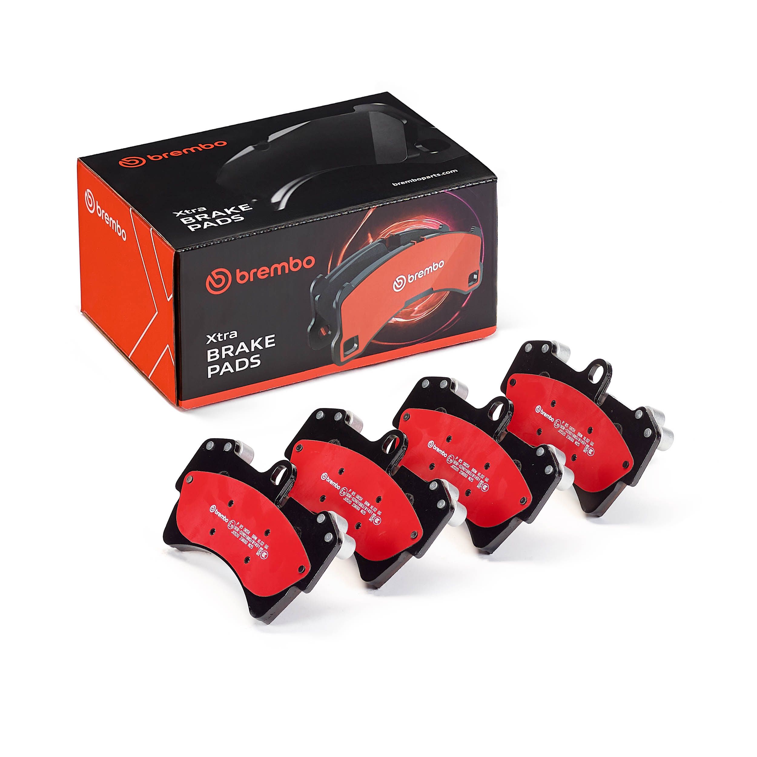 BREMBO P 85 065X - Bremsbelagsatz, Scheibenbremse