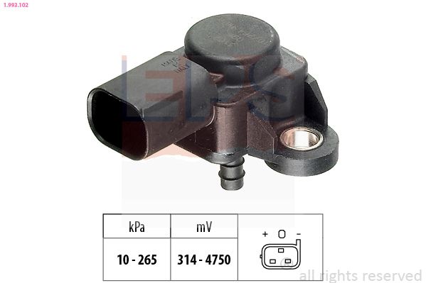 Air Pressure Sensor, altitude adaption 1.993.102