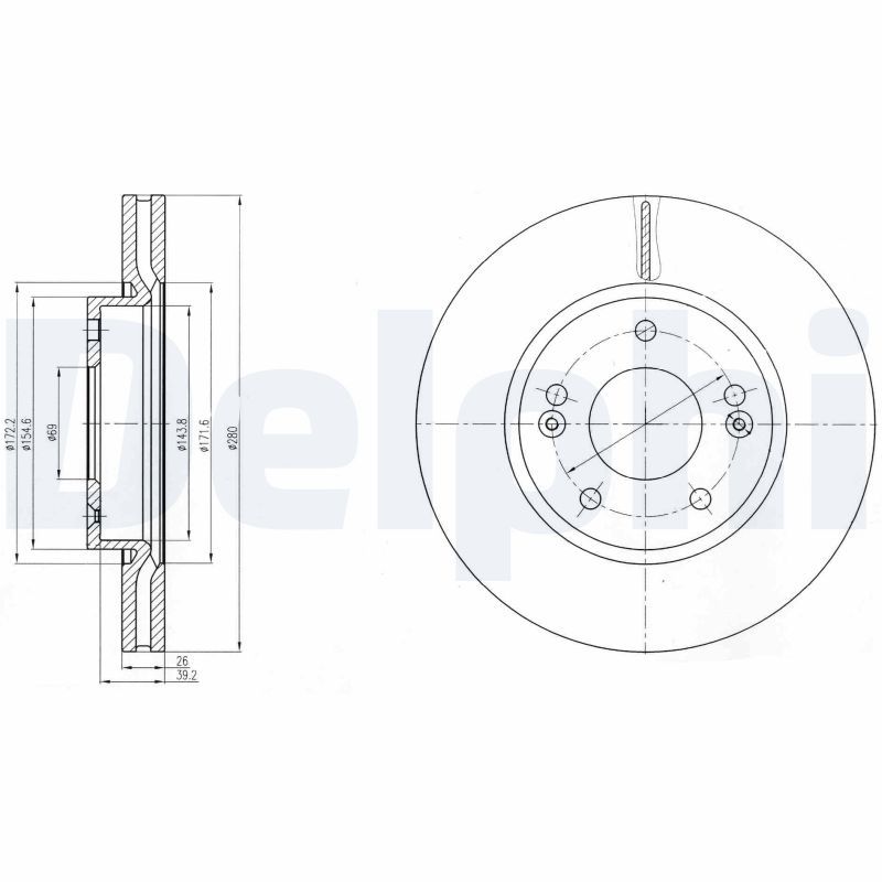 Brake Disc BG4281C