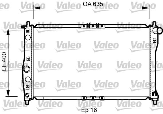 RAD MOT DAEWOO LANOS  9900